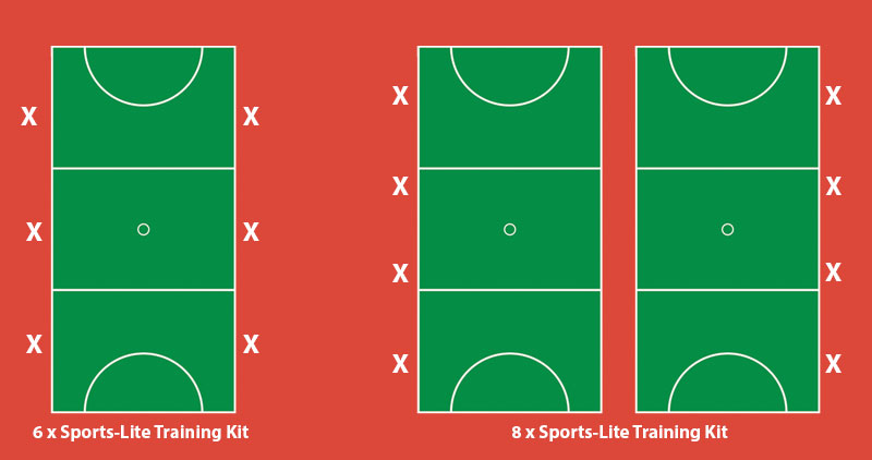 SportsLite - Courts Light Position x6 and x8