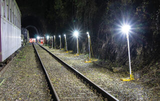 PROLINK Linkable Floodlights for Rail