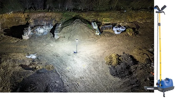 K10 360 degree area illumination