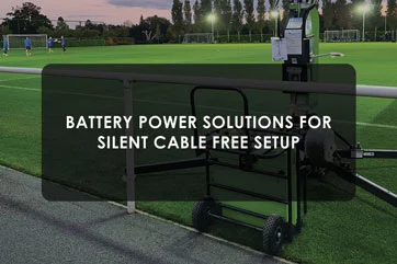 Battery power solutions for silent cable free setup