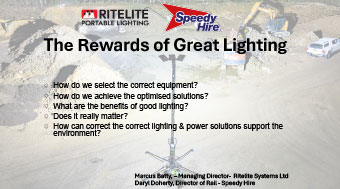 Ritelite Portable Lighting - The Benefit sOf Great Lighting