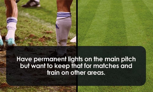 Keep match pitch in perfect condition