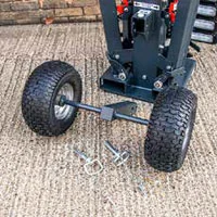 Removable wheel kits