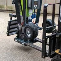 Fork lift pockets and tie down points