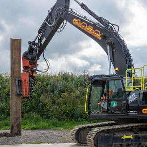 MOVAX Hire and sheet piling