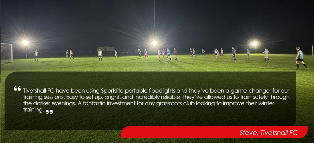 Tivetshall FC Sports-LITE Testimonial